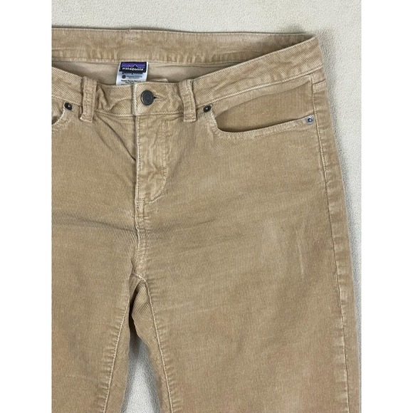 Patagonia Corduroy Womens 30 Pants‎ Straight Leg Regular Fit Brown Stretch - Picture 2 of 12